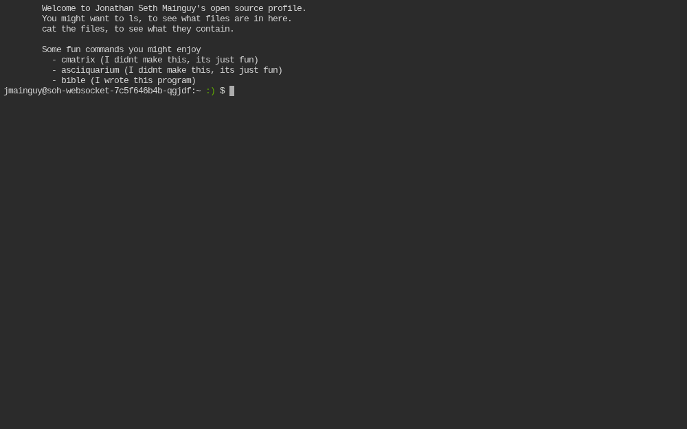 soh.re web terminal in action